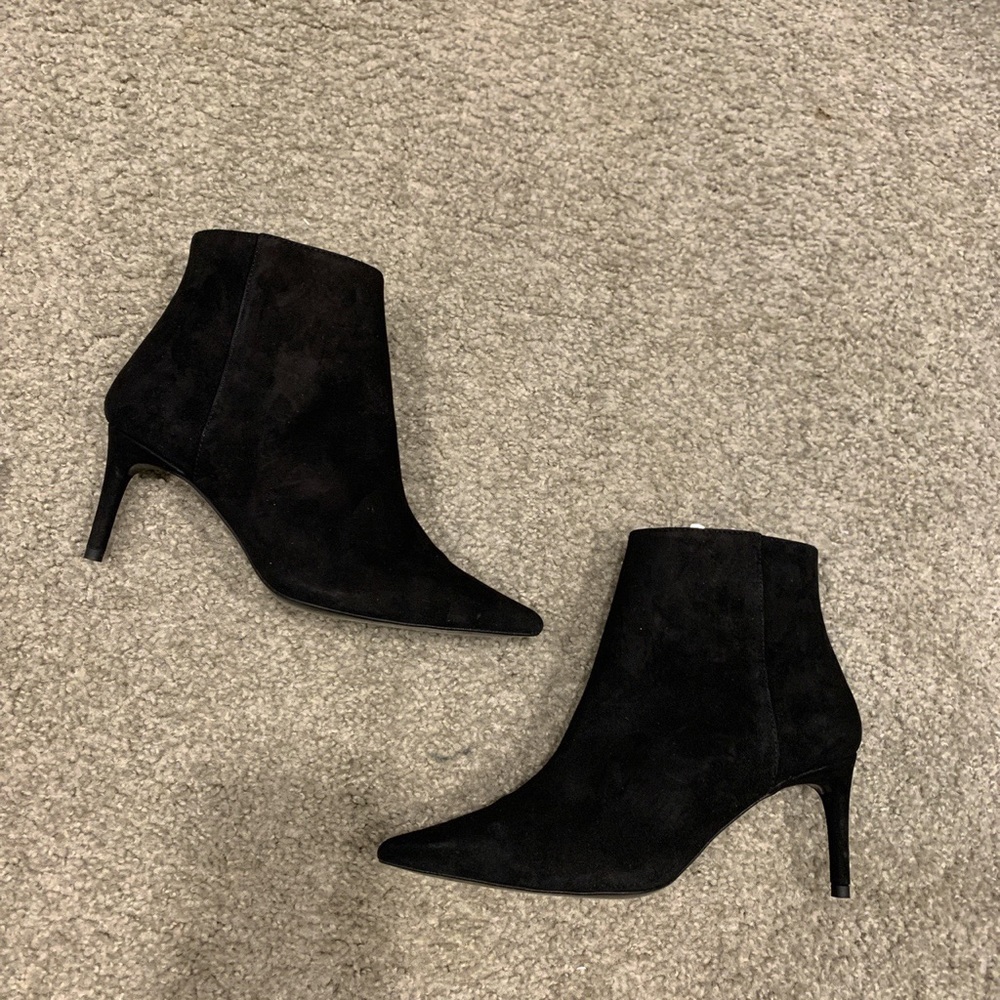 & Other Stories black suede ankle boots